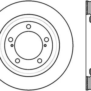 StopTech Sport Slot 08-12 Toyota Sequoia / 07-12 Tundra Slotted Right Front CRYO Rotor Low Price