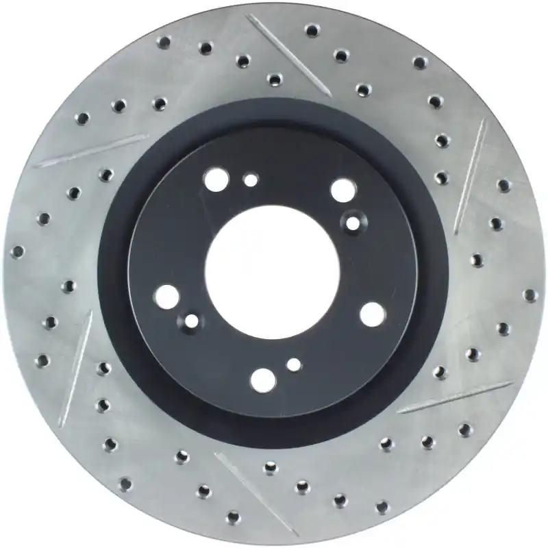 StopTech 00-09 S2000 Slotted & Drilled Left Front Rotor Popular