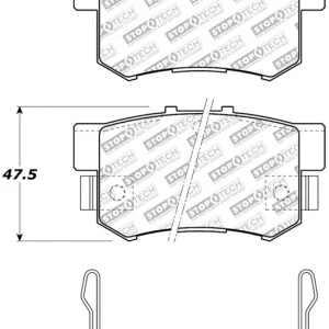 StopTech Street Select Brake Pads - Front/Rear Certified