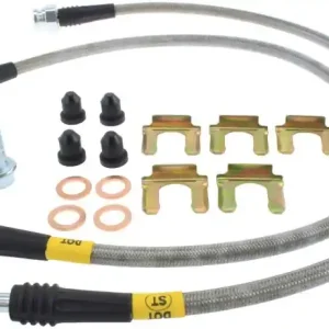 Next Day Delivery StopTech Evo 8 & 9 Stainless Steel Front Brake lines