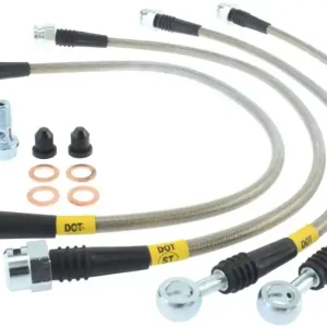StopTech 08-17 Chevrolet Silverado 1500 Stainless Steel Rear Brake Lines Premium