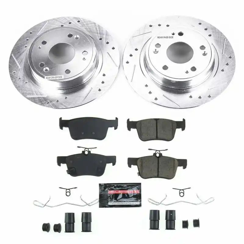 Instant Buy Power Stop 18-19 Honda Accord Rear Z23 Evolution Sport Brake Kit