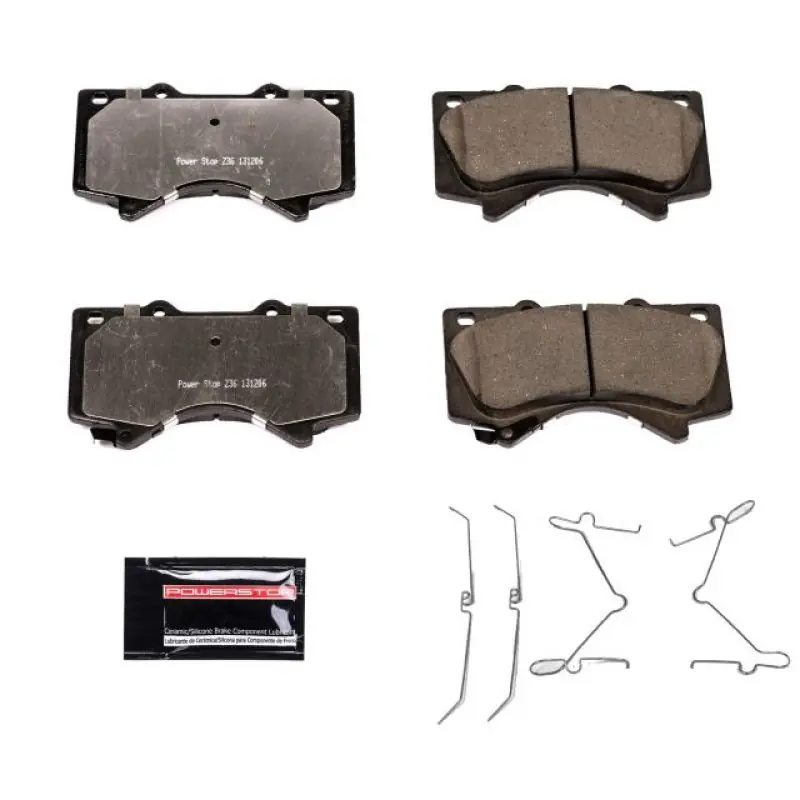 Holiday Sale Power Stop 08-11 Lexus LX570 Front Z36 Truck & Tow Brake Pads w/Hardware