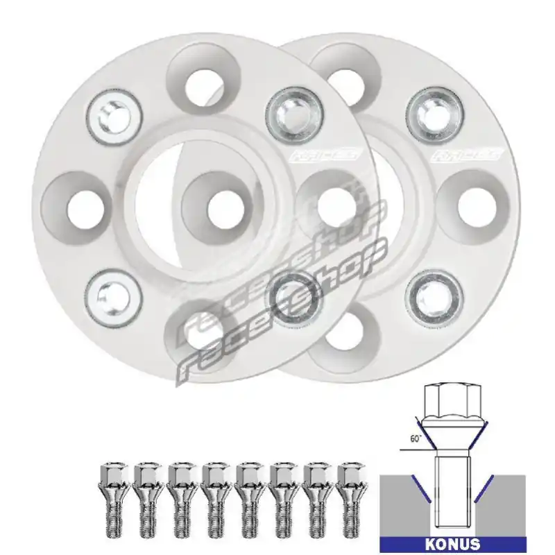 Set of 2PCS wheel spacers (threaded) for Skoda 100 Series&nbsp;Type 105/120&nbsp;- 30mm, 4x130, 78,6 Free Delivery