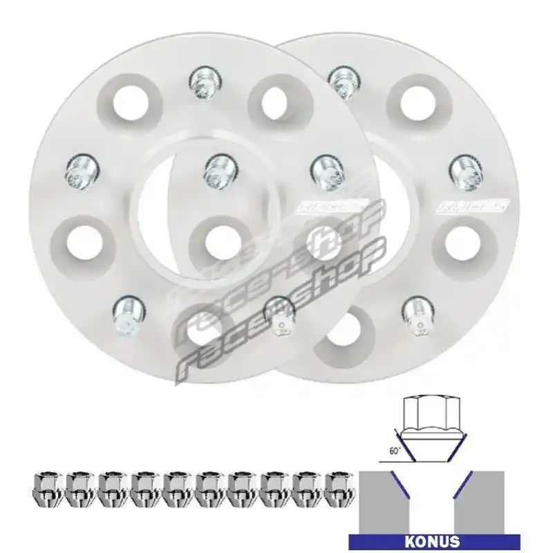 Affordable Set of 2PCS wheel spacers (bolt-on) for Ford Kuga I - 40mm, 5x108, 63,4