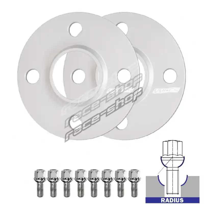 Affordable Set of 2PCS wheel spacers (transitional) for Smart Forfour II (W453) - 17mm, 4x100, 60,1