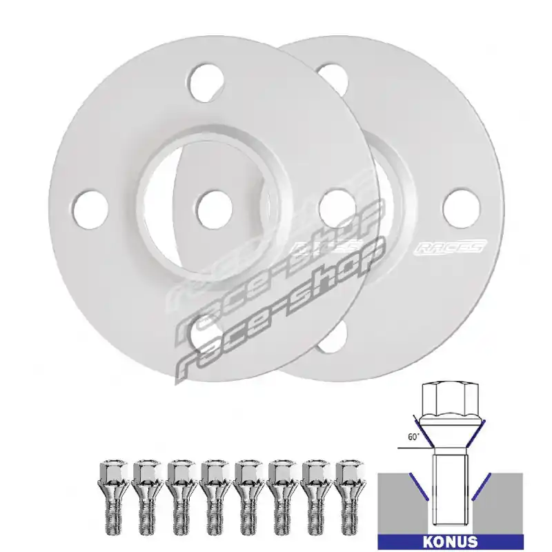 Affordable Set of 2PCS wheel spacers (transitional) for Skoda Favorit Type 781 - 12mm, 4x100, 57,1